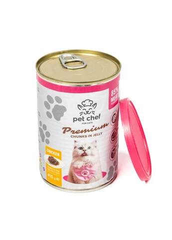 Влажный корм для кошек с Курицей 415 г Pet Chef (386995331)