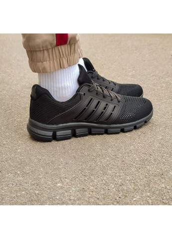 Черные демисезонные кроссовки мужские adidas climacool black v2 адидас No Brand