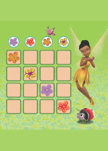 Дисней. Судоку з наліпками. Подорож у чарівний світ фей Disney (316082885)