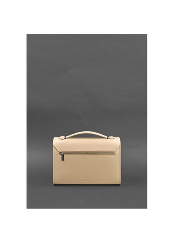 Сумка жіноча шкіряна через плече кроссбоді Lola світло-Біжова BlankNote (302008235)