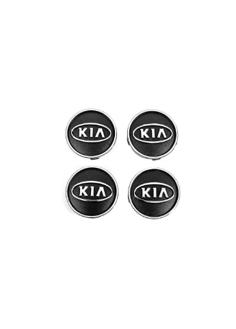 Черные Колпачки на Диски kia60tur-bl (59мм на 55мм, 4 шт) для KIA Davs Auto (392721148)