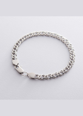 Мужской серебряный браслет (Рембо 1.2 см) ро203211 20 Oniks (264295643)