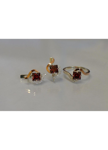 Серебряный набор с золотыми накладками Silver Style (367268262)