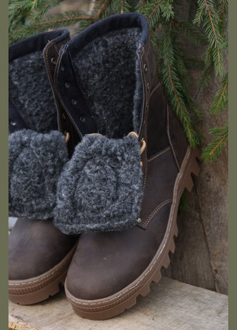 Военные Мужские Тактические Берцы Зимние. 36-48р Коричневые. Специальная трекинговая подошва! MSZM-1007 No Brand (301148266)