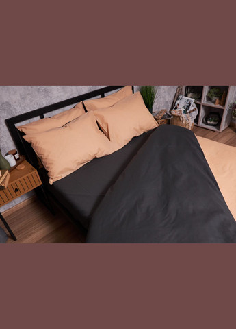 Комплект постельного белья Бязь Gold Люкс двуспальный 175х210 наволочки 4х70х70 (MS-820003299) Moon&Star Gray Cream (288044007)