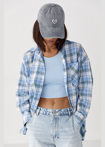 Голубой рубашка Lurex