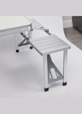 Складной алюминиевый стол трансформер + 4 стула для пикника в чемодане набор туристической складной мебели G03-2 LUGI (327368977)