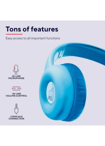 Наушники Nouna (ek06187) Trust Nouna Blue (392045070)