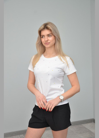 Белая всесезон женская футболка, повседневная, разные цвета (размер: s, m, l,, xxl), xl No Brand