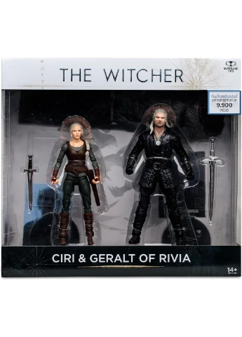 УЦИНКА!!! Фигурки МакФарлейн Ведьмак Геральт и Цири из Ривии Witcher Ciri Geralt 13813 McFarlane (372833364)