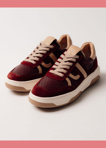 Кросівки бордові замша шкіра. Aquamarin бордові всесезони (326599479)