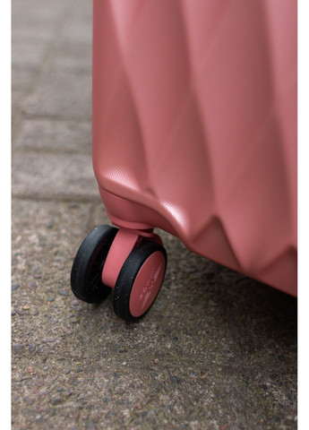Валіза пластикова ручна поклажа S, колір рожевий Wings 190 (361048002)