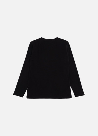 Футболка з довгим рукавом для дівчинки колір чорний ЦБ-00245424 Ecrin kids (295554205)
