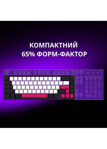 Клавиатура KBP70MW Pro Wireless Mechanical EN/UA White (LRG-KBP70MW-WH-US) LORGAR (334831742)