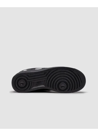 Чорні літні кросівки nike air force 1 low x comme des garçons air black найк аір форс 1 No Brand
