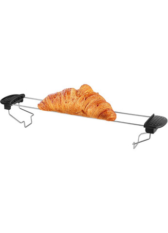 Тостер 1200Вт, підігрів, розморожування, з віконцем, нерж. сталь, сіро-чорний Sencor (315435425)