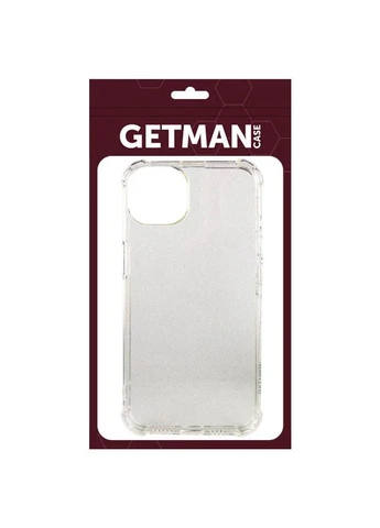 TPU чехол для Apple iPhone 13 (6.1") прозрачный с усиленными уголками GETMAN No Brand Ease logo (402060672)