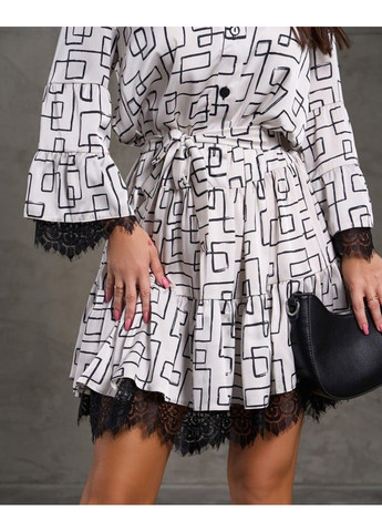 Молочна повсякденний сукні sa-569 молочний ISSA PLUS