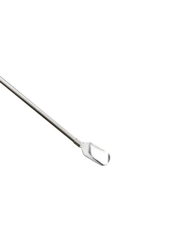 Набір багаторазових ложок-трубочок 6 шт для напоїв 22 см зі щіткою для миття з нержавіючої сталі Сірий HP-20-19 (A-033716) Yiwu (355889965)