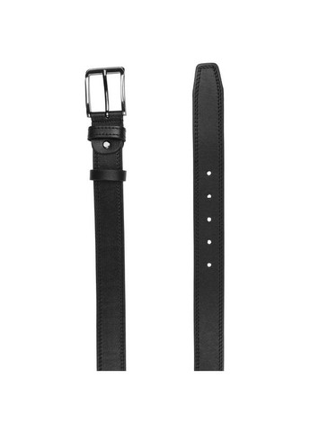 Мужской ремень кожаный v1dp43 Черный Borsa Leather (302971872)