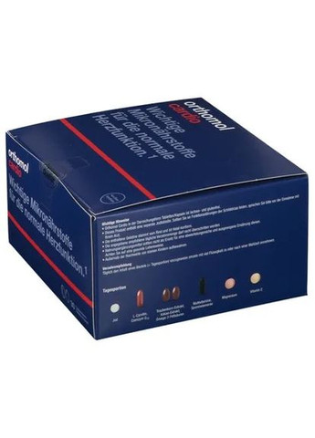 Вітаміни для серця Cardio капсули та таблетки 30 порцій Orthomol (280265861)