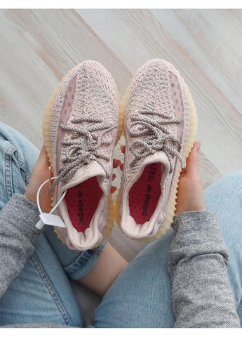 КРОСІВКИ ЖІНОЧІ ADIDAS YEEZY BOOST 350 V2 SYNTH 1 АДІДАС ІЗІ БУСТ No Brand рожеві демісезони (367168245)