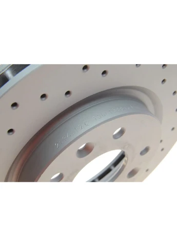 Диск тормозной передний SPORT Z NISSAN LEAF (ZE0) 11/10-,NISSAN QASHQAI II 11/13-,NISSAN X-TRAIL 200.2534.52 ZIMMERMANN (368131608)