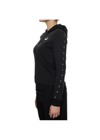 Толстовка Essentials Tape Fz Hoodie Fl Black 675997-01 Puma (398074091)