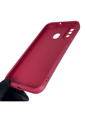 Чехол силиконовый Soft Touch с 3D принтом милый мишка для Galaxy A20 (SM-A205F) (Полная защита камеры) Samsung (378971986)