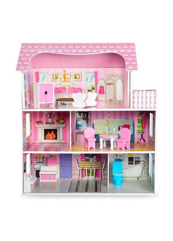 Будиночок для ляльки 3 поверхи з меблями (MD1204) Tilly (365546528)