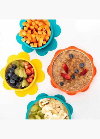 Мисочка силиконовая с основой-присоской, 6+ мес, какао () Baboo 9-035 (335973860)