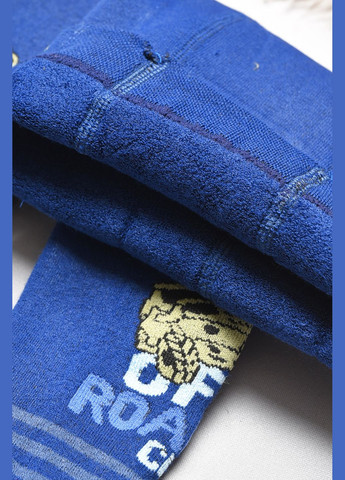 Колготы детские махровые для мальчика синего цвета Let's Shop (302947785)