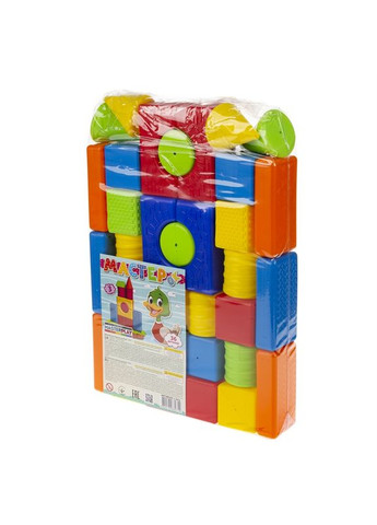 Пластиковий конструктор Мастерок №3 36дет. (1-072) Colorplast (364114037)