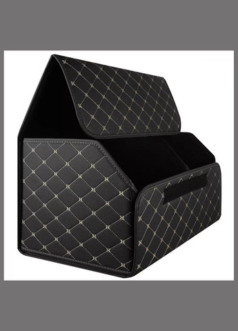 Органайзер в багажник автомобиля 54см*30см*30см Black Beige No Brand (304254310)