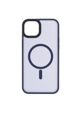 Чохол 2Е Basic для iPhone 15 Plus, Soft Touch MagSafe Cover, синій темний 2E (393609346)