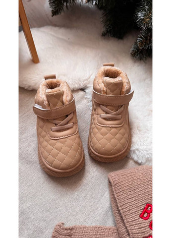 Дитячі черевики колір світлий бежевий 10957 No Brand (367049780)