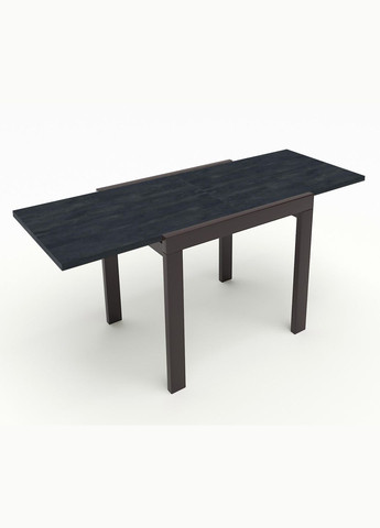 Стол обеденный раскладной Слайдер 815 Венге/Угольный камень Fusion Furniture (341525677)