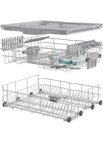 Посудомийна машина, 16компл., A++, 60см, дисплей, 3 кошика, AquaStop, сірий Gorenje (330031032)