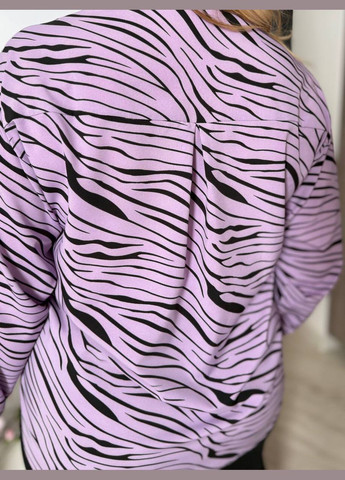 Жіноча сорочка вільного фасону з принтом MonCher (340917125)