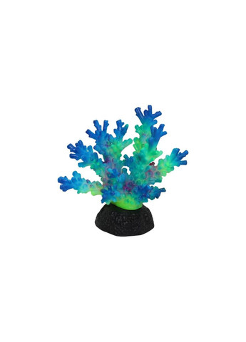 Декорація для акваріума Акропора Glowing 9х8 см силіконова Deming (292115144)