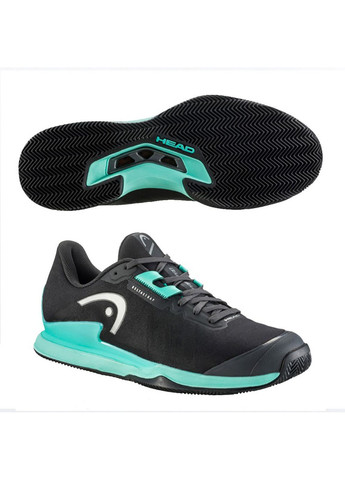 Синие демисезонные кроссовки женские sprint pro 3.5 clay bkte Head