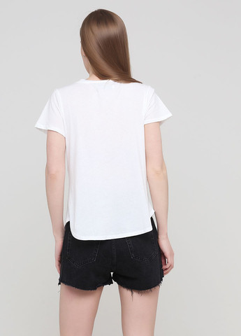 Белая летняя белая футболка - женская футболка af7542w Abercrombie & Fitch
