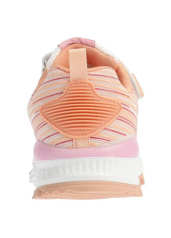 Рожеві осінні дитячі кросівки для дівчинки рожеві зі світловідбивним ефектом та липучкою No Brand