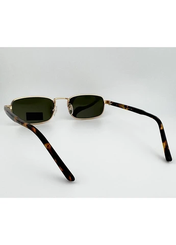 Солнцезащитные Очки HV68127 C Polarized Мужские в Золотой Металлической Оправе, Очки с Поляризацией Зеленые Havvs (396866347)