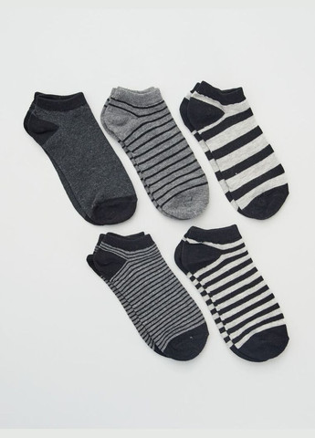 Чорні шкарпетки,чорний-сірий, Kiabi (318619676)