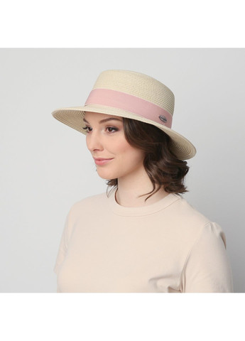 Капелюх канотьє жіночий папір бежевий ALIZ LuckyLOOK 375-889 (322790790)