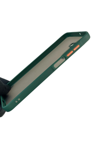 Чохол для телефона Galaxy A26 (SM-A266) з високими бортами із захистом камери на самсунг а26 темно-зелений Samsung (366389200)