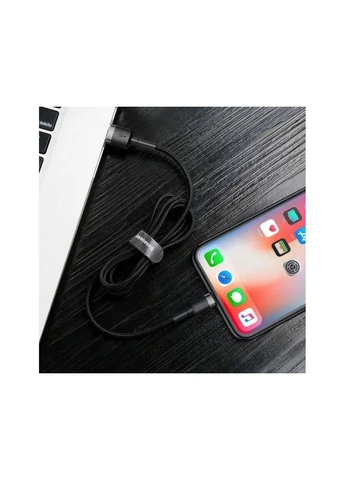 Кабель Cafule Cable USB For Lightning 1.5A 2m Серый+Черный Baseus Cafule Series (385619283)