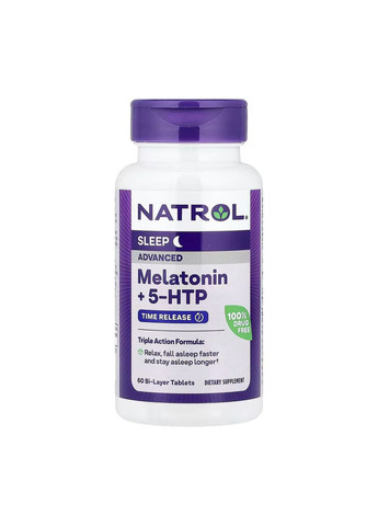 Advanced Sleep Melatonin - 60 tabs Natrol (369398179)
