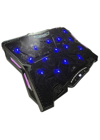 Подставка для ноутбука с охлаждением K12 на 15 кулеров с подсветкой RGB и подставкой для телефона, VHG (334305006)